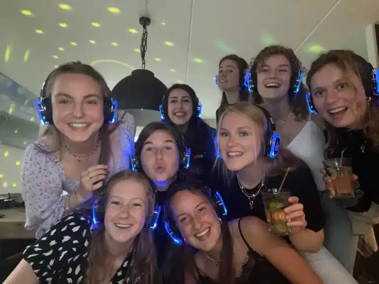Silent disco vrijgezellenfeest