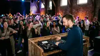 Silent disco met DJ